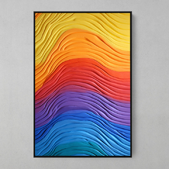 Imagem do Quadro Decorativo Rainbow Plaster