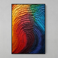 Quadro Decorativo COLORFUL PLASTER ART