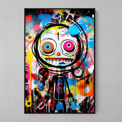 Quadro Decorativo Basquiat Grafiteiro