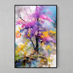 Quadro Decorativo Colorful Tree