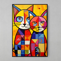 Quadro Decorativo Cats Britto