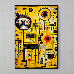 Quadro Decorativo Yellow Symbols