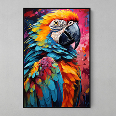 Quadro Decorativo Arara Bicuda