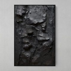 Quadro Decorativo Dark Wood Plaster