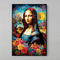 Quadro Decorativo Monalisa Pollock