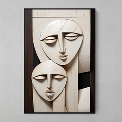 Quadro Decorativo Plaster Face