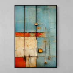 Quadro Decorativo Rachaduras Abstratas