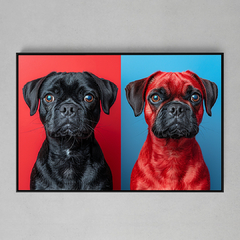 Quadro Decorativo Dogs