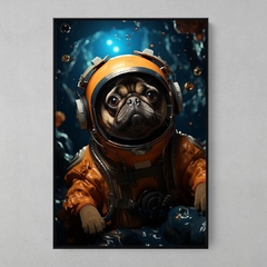 Quadro Decorativo Pug Explorador