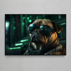 Quadro Decorativo Pug Matrix