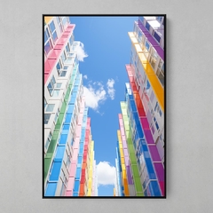 Prédios Tons Pastel - comprar online