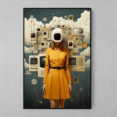 Quadro Decorativo Colagem Surreal - comprar online