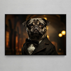 Quadro Decorativo Senhor Pug