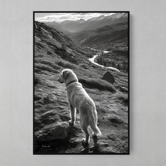 Quadro Dog Mountains