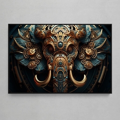 Quadro Decorativo Elefante Mecânico