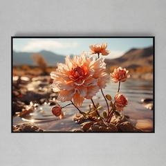 Quadro Decorativo Flor Rochosa - loja online