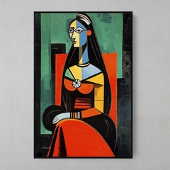 Quadro Mulher Sentada lll - comprar online