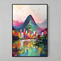 Quadro Decorativo Rio de Janeiro Colorido na internet