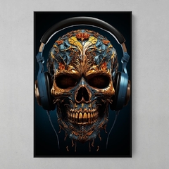 Quadro Music Skull