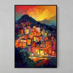 Quadro Decorativo Rio de Janeiro Abstrato na internet