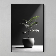 Quadro Vaso de Planta Minimalista - comprar online