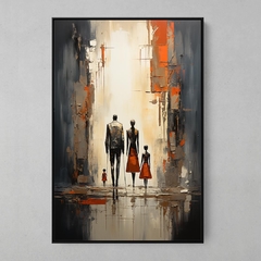 Quadro Família Abstrata - comprar online