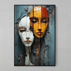 Quadro Two Faces Teatral - comprar online