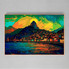 Imagem do Quadro Rio de Janeiro Gávea estilo Van Gogh