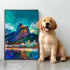 Quadro Decorativo Rio de Janeiro Maravilha do Mundo