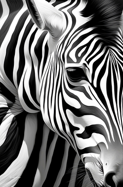 Quadro Zebra - comprar online