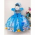 VESTIDO INFANTIL CINDERELA AZUL CINTO PÉROLAS LUXO PRINCESAS (TEMÁTICOS LUXO 0029AZ) na internet