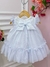 VESTIDO INFANTIL BEBÊ ROSA BEBÊ JARDIM ENCANTADO LUXO (4547RS 4547AZ 4547BC 4547LL) na internet