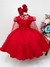 VESTIDO INFANTIL CHAPEUZINHO VERMELHO ELENA DE AVALOR E CAPA (LELE ENCANTADO 0072VM)