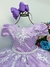 VESTIDO INFANTIL LILÁS RENDA BRANCA REALEZA C/ PÉROLAS LUXO (ENJOY 2211LI) - comprar online