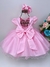 VESTIDO INFANTIL ROSA BUSTO C/ RENDA E PÉROLAS BATIZADO (MARIÊ PMG BEBÊ 2278RS) na internet