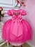 VESTIDO INFANTIL BARBIE ROSA CHICLETE COM CINTO DE STRASS (3587PK) na internet