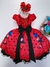 VESTIDO INFANTIL LADYBUG VERMELHO COM PRETO CENTO DE PÉROLAS (0012LB) na internet