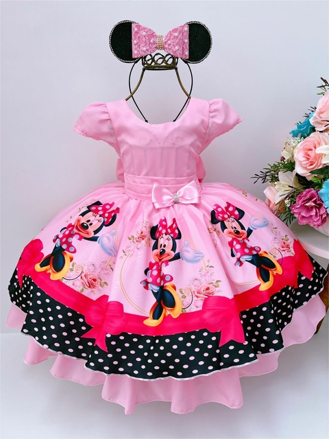 Vestido Infantil Barbie Rosa Chiclete C/ Glitter e Estrelas – Moda infantil  Angelica