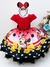 VESTIDO INFANTIL MINNIE VERMELHA BOLAS CINTO E PÉROLAS LUXO ( TEMÁTICOS DLXME)