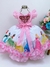 VESTIDO INFANTIL PRINCESAS ROSA C/ PÉROLAS (1019RS) na internet