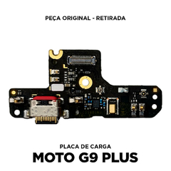 MOTO G9+ - PLACA DE CARGA - ORIGINAL