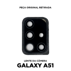 A51 - LENTE DA CÂMERA - PRETO/ARO PRETO - ORIGINAL