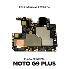 MOTO G9 PLUS - PLACA MÃE 128GB - ORIGINAL