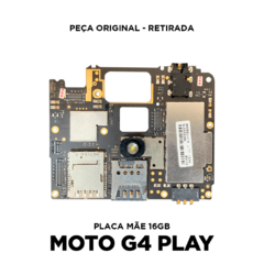 MOTO G4 PLAY - PLACA MÃE 16GB - ORIGINAL