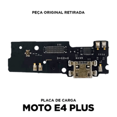 MOTO E4 PLUS - PLACA DE CARGA - ORIGINAL