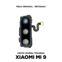 XIAOMI MI 9 - LENTE CÂMERA TRASEIRA - AZUL - ORIGINAL