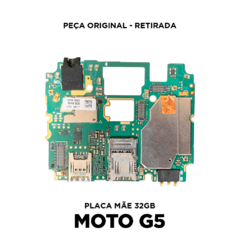 MOTO G5 - PLACA MÃE 32GB - ORIGINAL