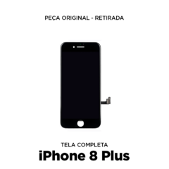 IPHONE 8 PLUS- TELA COMPLETA - PRETO - ORIGINAL