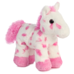 PELUCHE CABALLITO PEQUEÑO ROSA 21 CM - comprar en línea