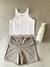 Short Fit tiro alto Gris en internet